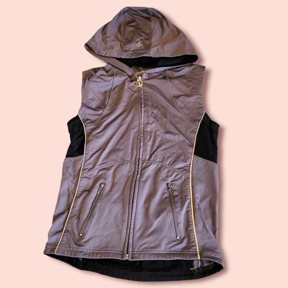 Performance reflective running vest grey and black size medium - Picture 1 of 5